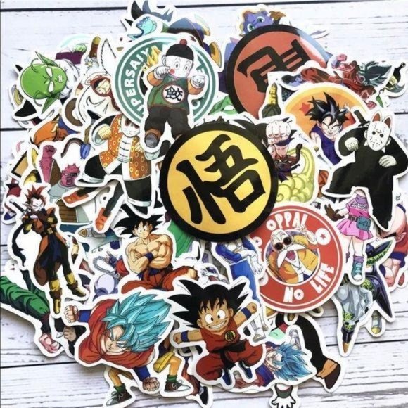 Dragon Ball Z Party Birthday Stickers Gift 100Pc - Picture 6 of 7